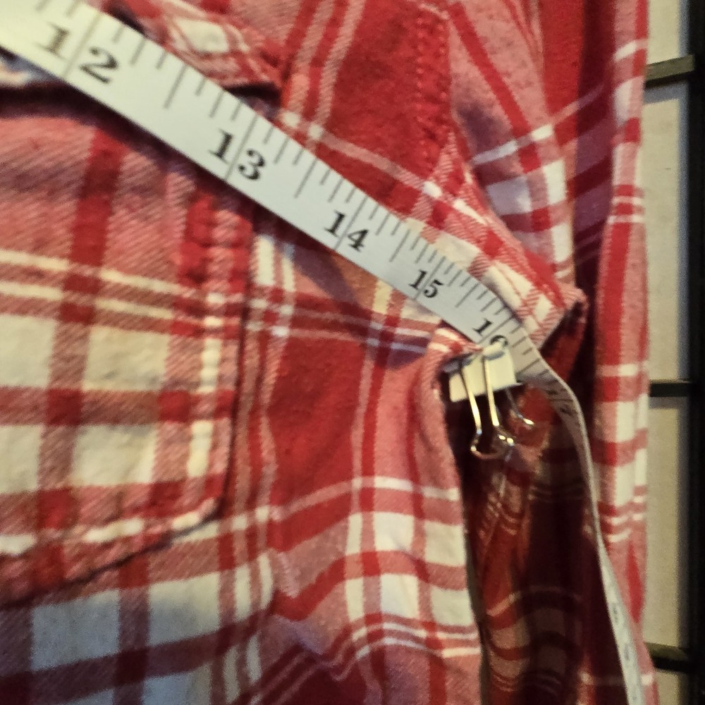 Abercrombie & Fitch A&F M Long Sleeve Button Down Shirt Plaid Check - Picture 6 of 9
